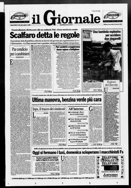 Il giornale : quotidiano del mattino